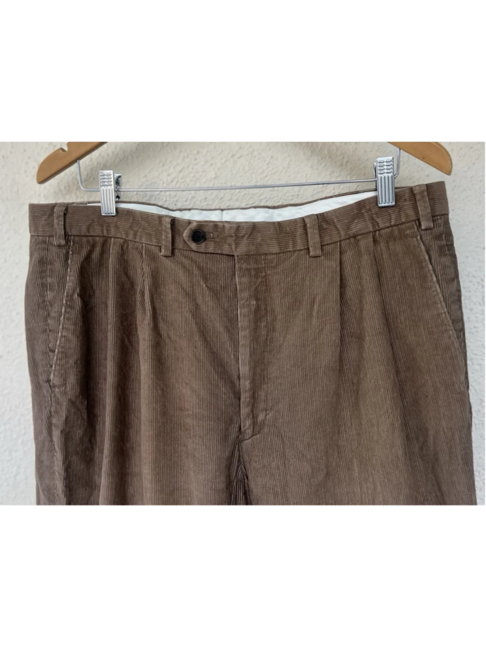 Lauren Ralph Lauren Men’s Size 36 Corduroy Trousers Pleated Cuffed Straight Leg